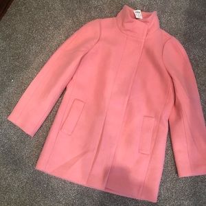 New J Crew Mercantile city coat pink Sz 8